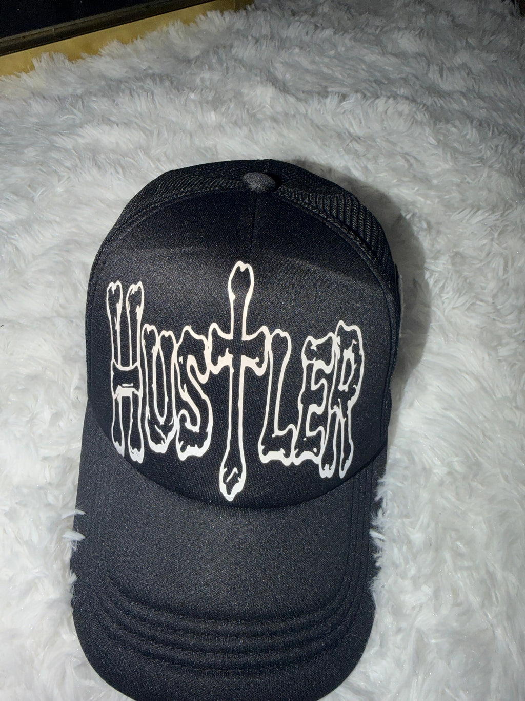 Hustler Trucker Hat – Black