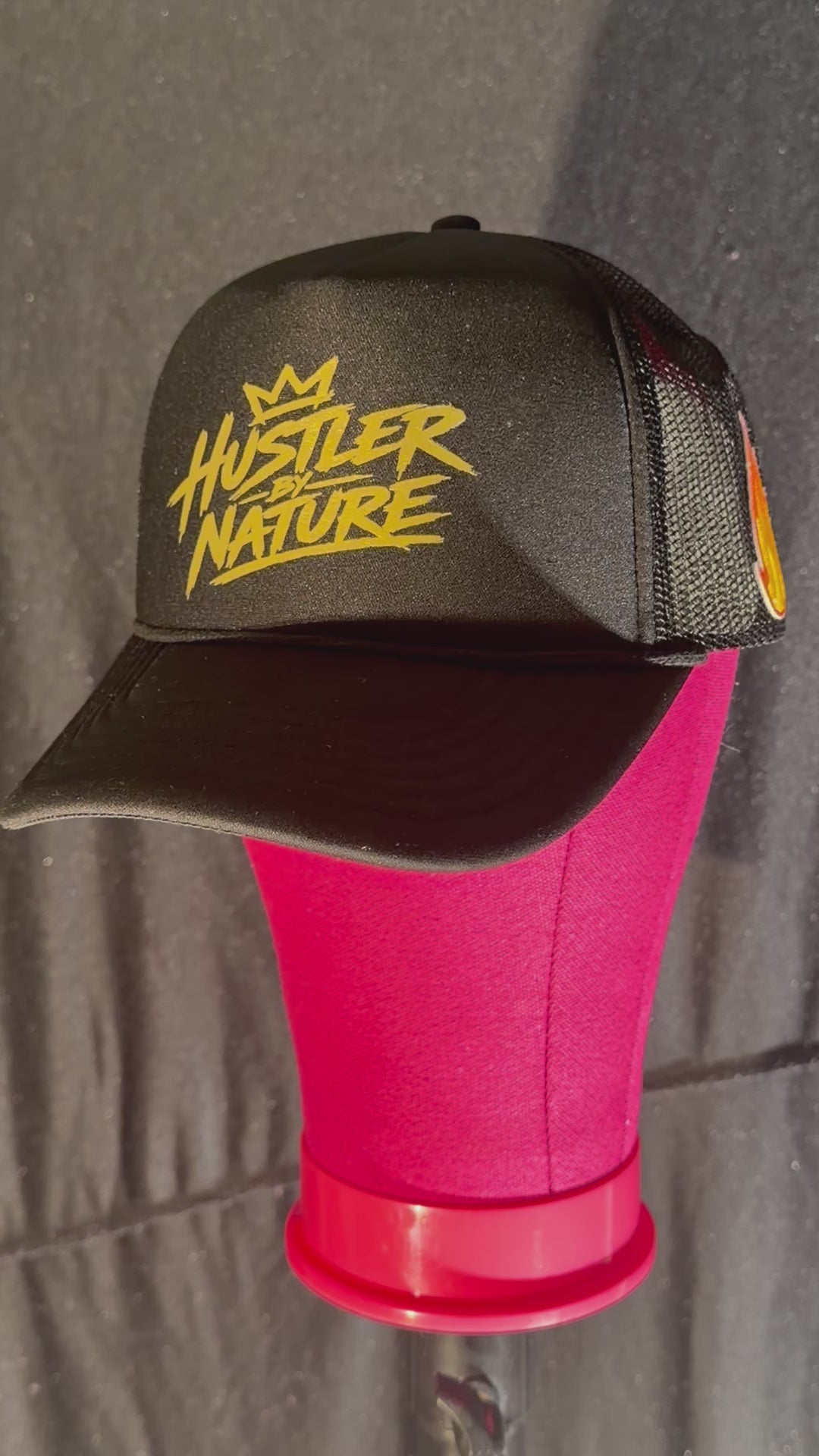 HBN Black Snapback Hat