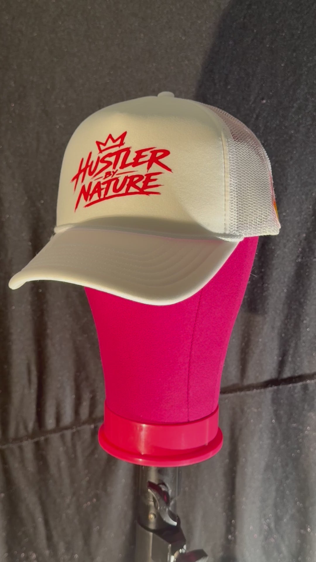 HBN White Snapback Hat
